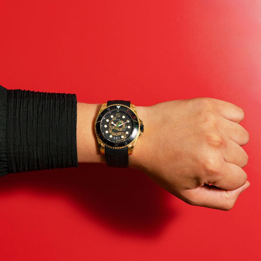 GUCCI（グッチ） メンズ 時計 DIVE ダイブ クォーツ ブラック YA136219