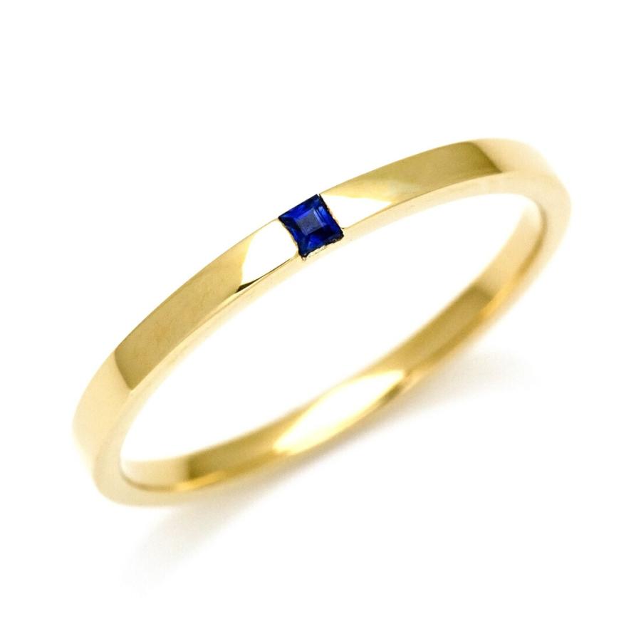 指輪 リング ブルーサファイア ゴールド K10 プラチナ900・K18選択可