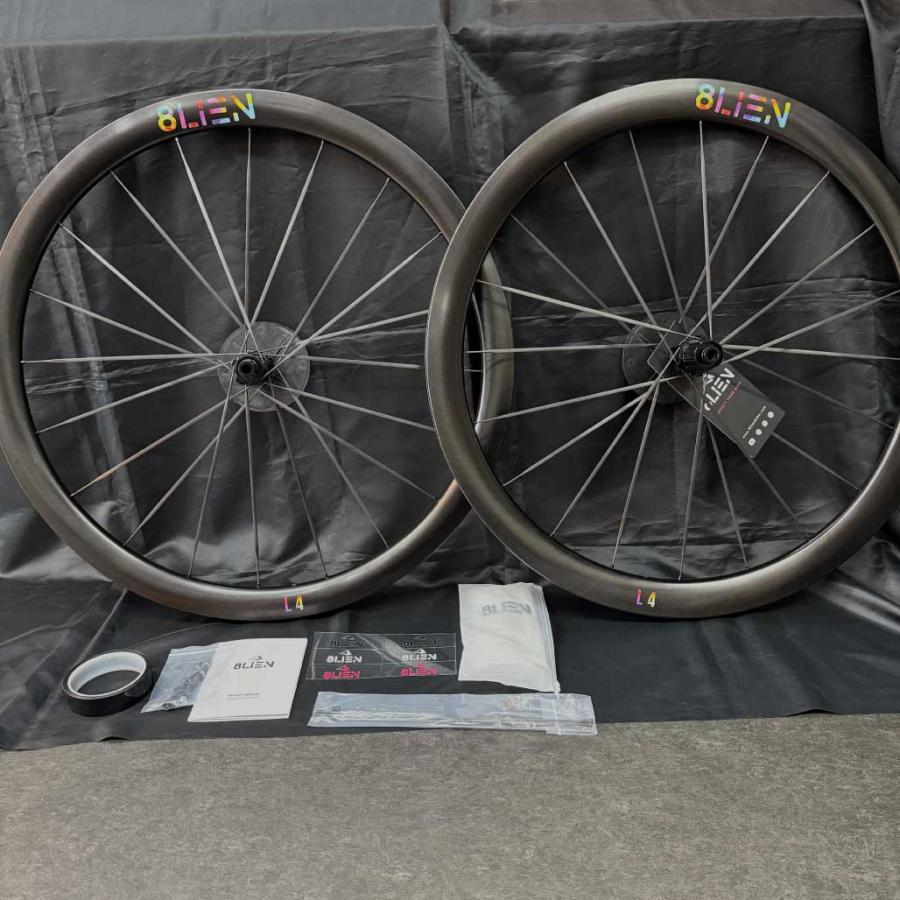 8LIEN L4 Disc Carbon 前後ホイールセット エイリアン カーボン