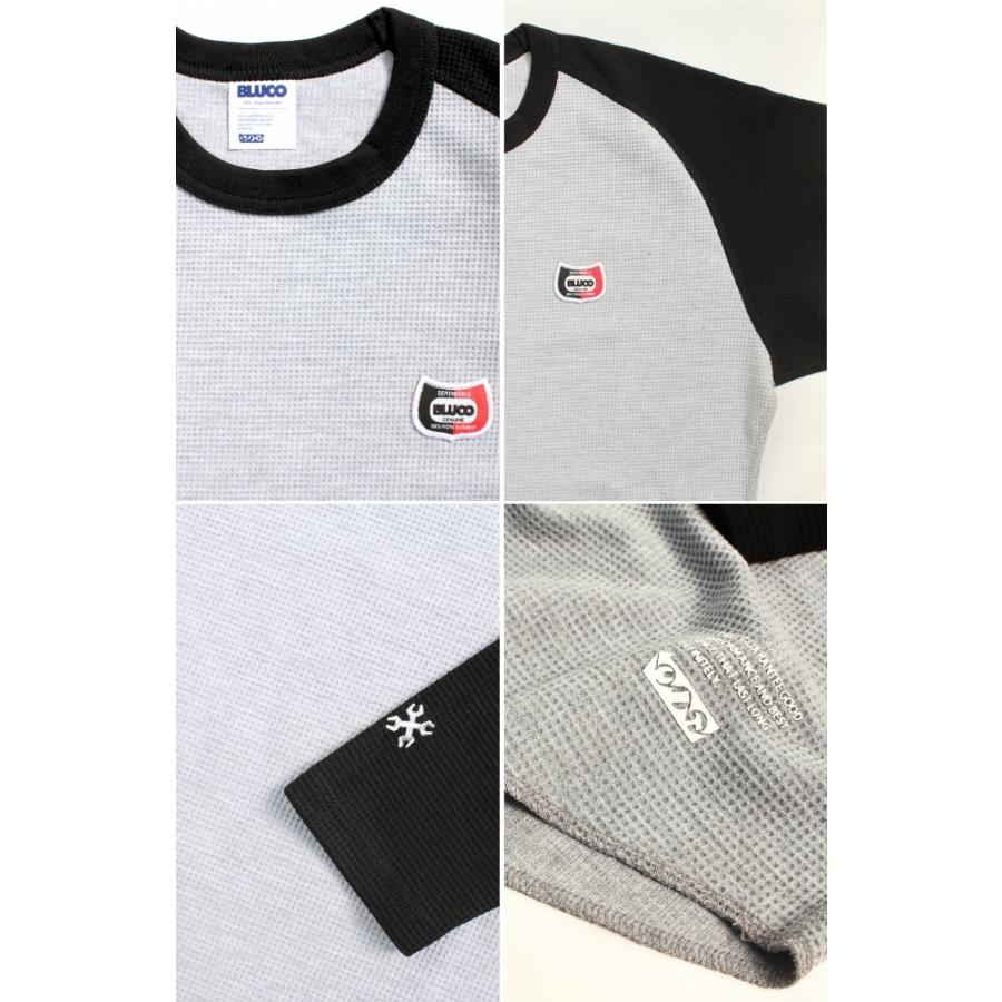 BLUCO（ブルコ） セール サーマルシャツ ラグランスリーブ CHAMP ロンT