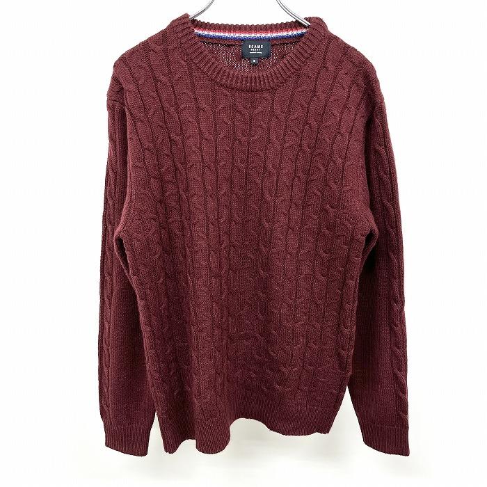 BEAMS HEART（ビームス ハート） ケーブルニット セーター 長袖 丸首