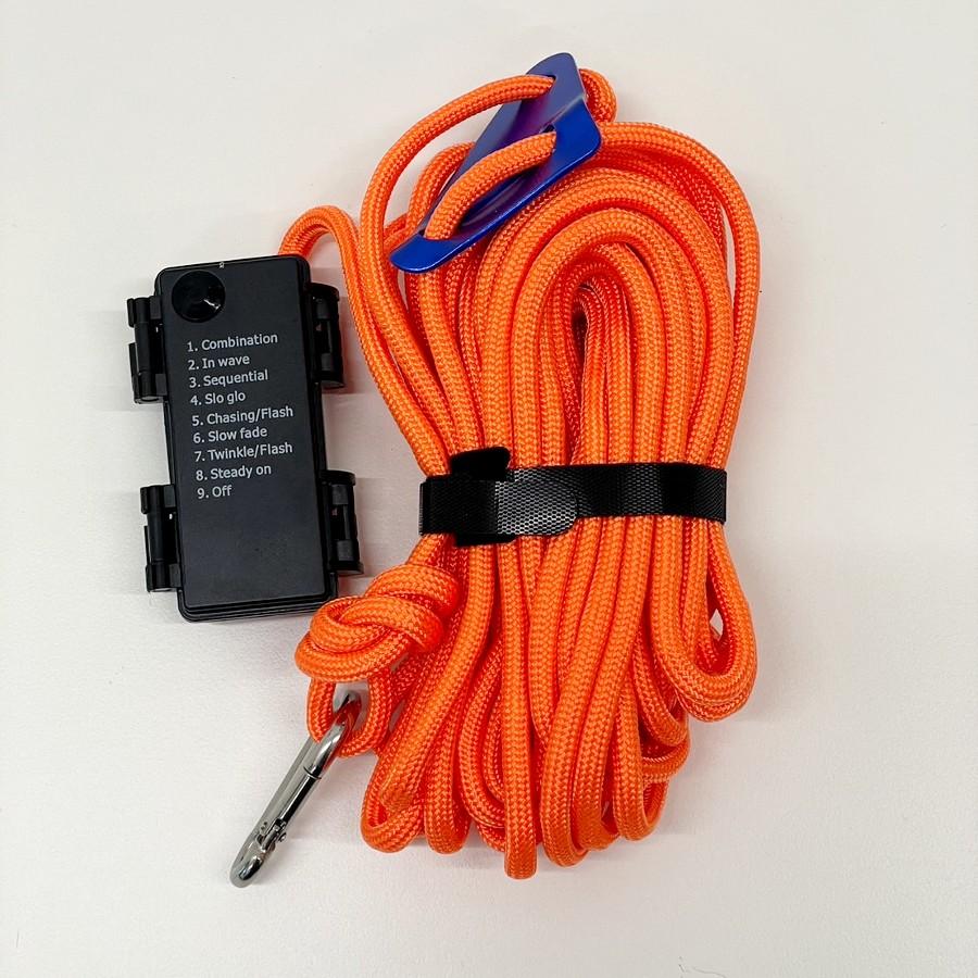 10m ロープライト テントロープ 光るロープ LED 防水 アウトドア