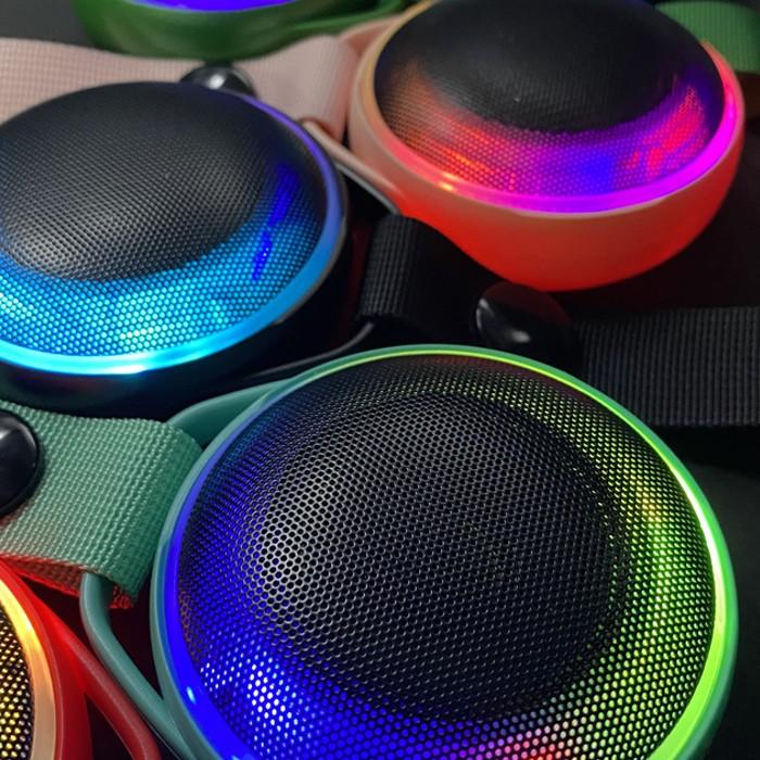 ワイヤレススピーカー Bluetooth 防水 スピーカー PC ポータブル 光る