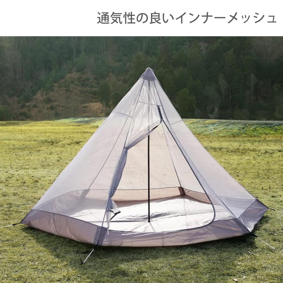 DOD(ディーオーディー) ワンポールテントS 3人用 【収納コンパクト