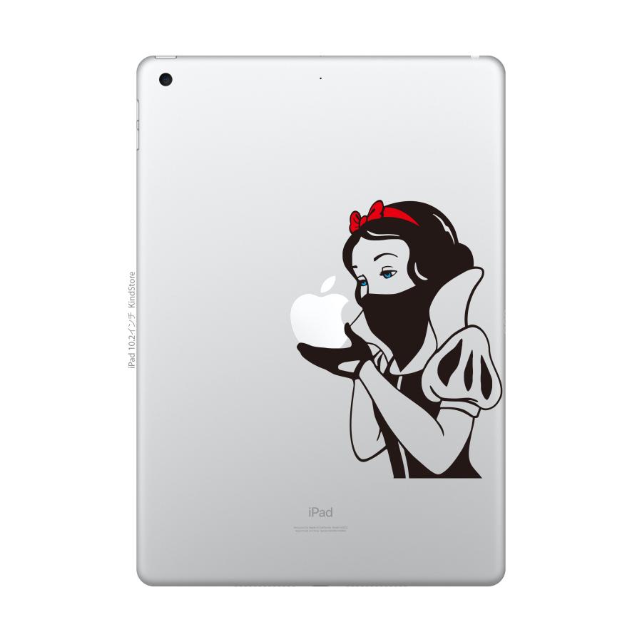 カインドストア iPad 10.2インチ用 ステッカー シール 青い目と赤い