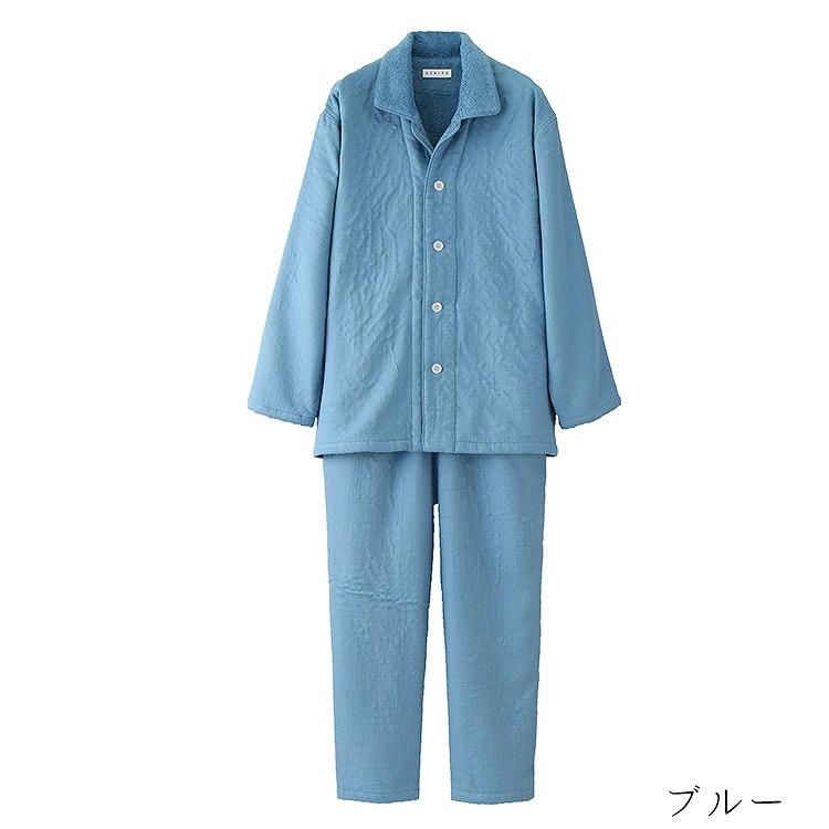 UCHINO パジャマ メンズ 綿100% マシュマロガーゼ＆パイル 快眠