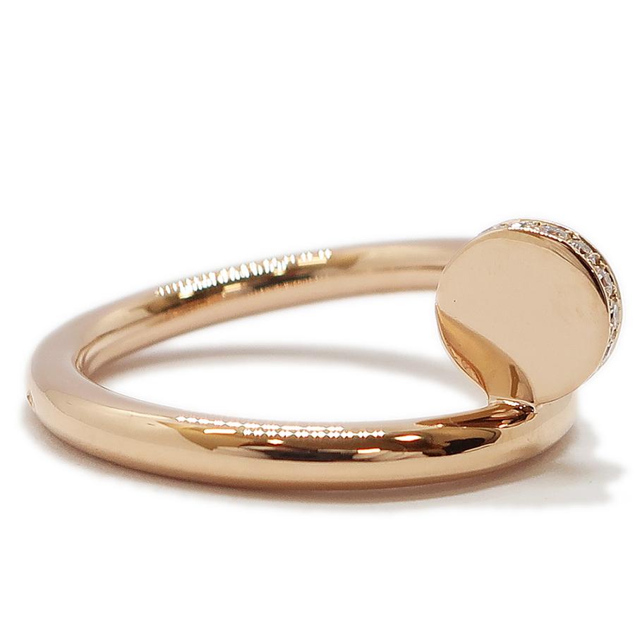 天白】カルティエ ジュストアンクル リング クラシックモデル ダイヤ