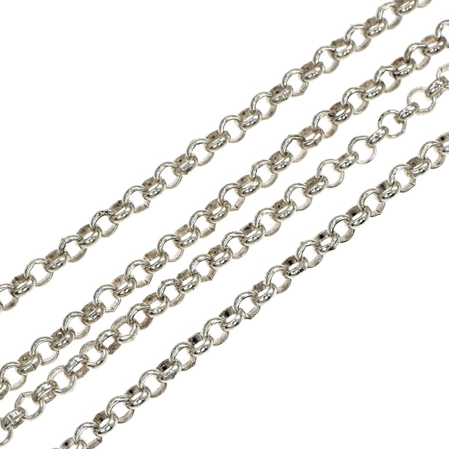 名東】クロムハーツ ネックレス HEARTS レター ロゴ SV925 シルバー