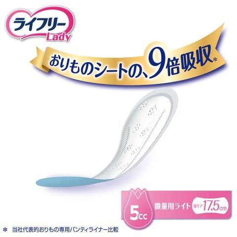 ライフリー レディ さわやかパッド 微量用ライト 5cc 40枚