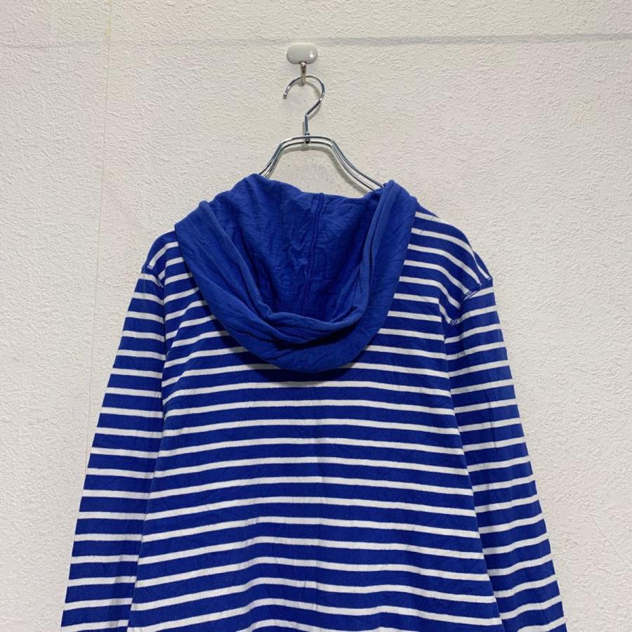 NIKE ジップアップ ロゴ スウェット パーカー S ブルー ホワイト