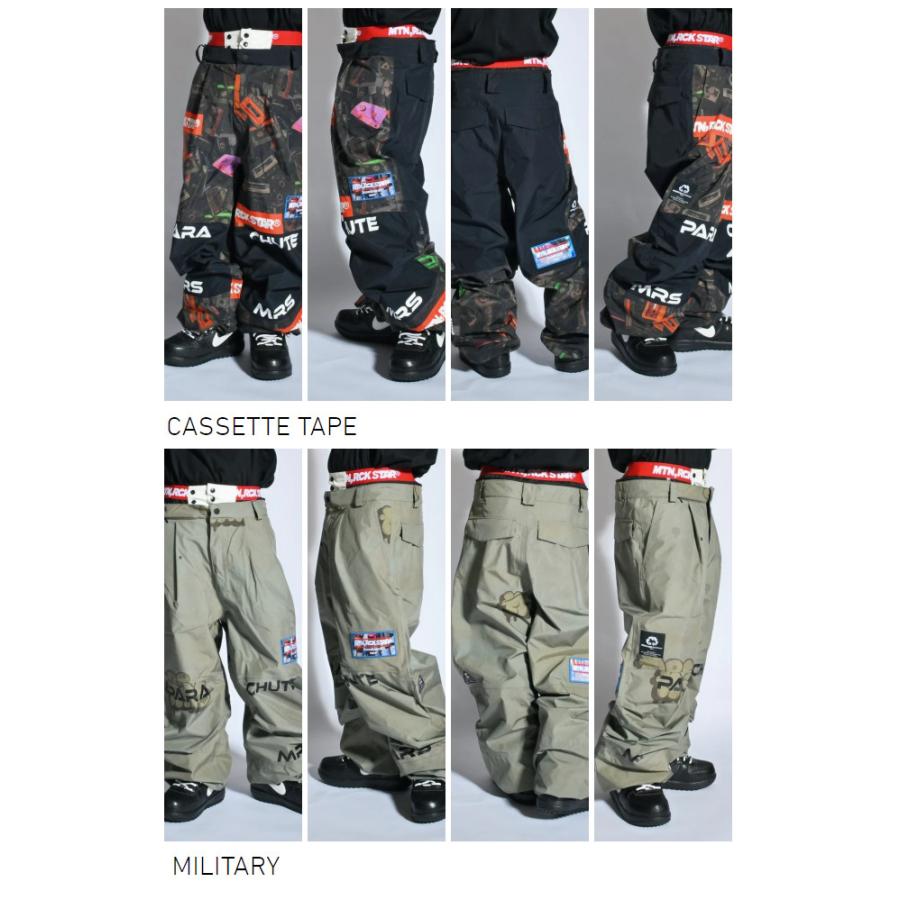特典付き 24-25 MTN.ROCK STAR マウンテンロックスター PARACHUTE PANT