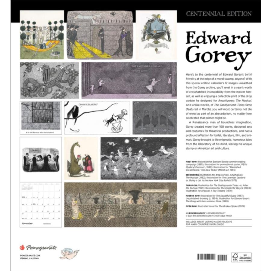 エドワード・ゴーリー 展 クリアファイル エドワード・ゴーリー 展