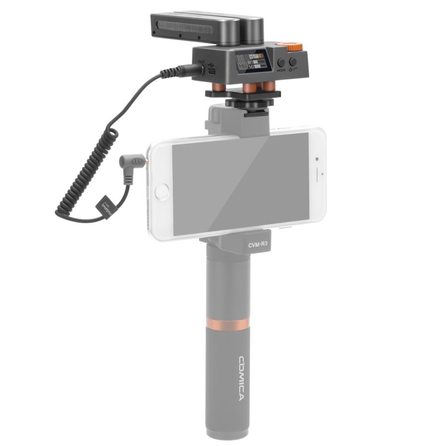 COMICA Traxshot カメラ用マイク ミラーレスカメラ スマートフォン用
