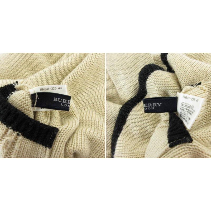 バーバリー ロンドン BURBERRY LONDON ポンチョ ケープ ニット ノバ