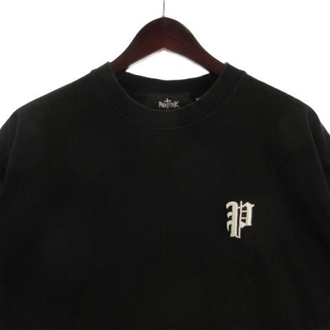 ファットランク PHATRNK Tシャツ カットソー 五分袖 クルーネック ロゴ