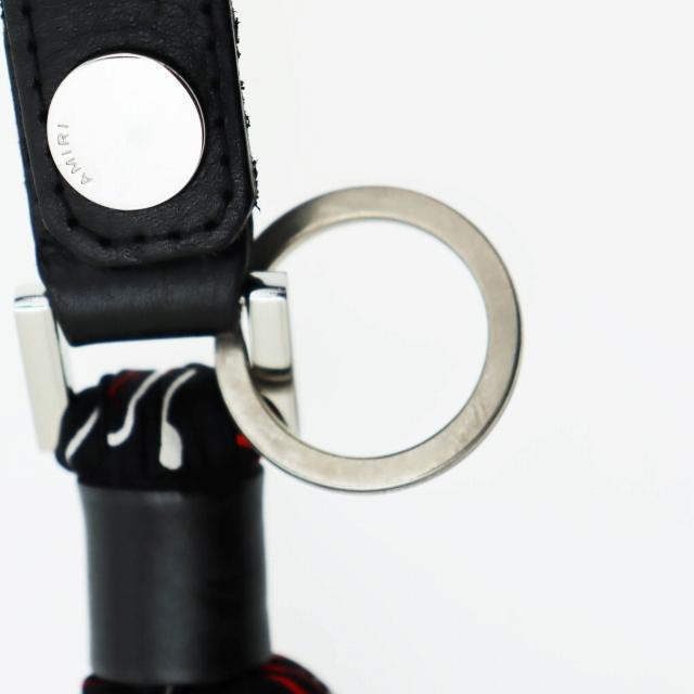 アミリ AMIRI 18SS Bandana Keychain バンダナ キーチェーン 黒 赤