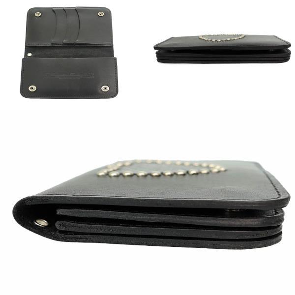 エイチティーシー HTC SHIELD WALLET SNAKE MEDIUM BLACK TYPE-2