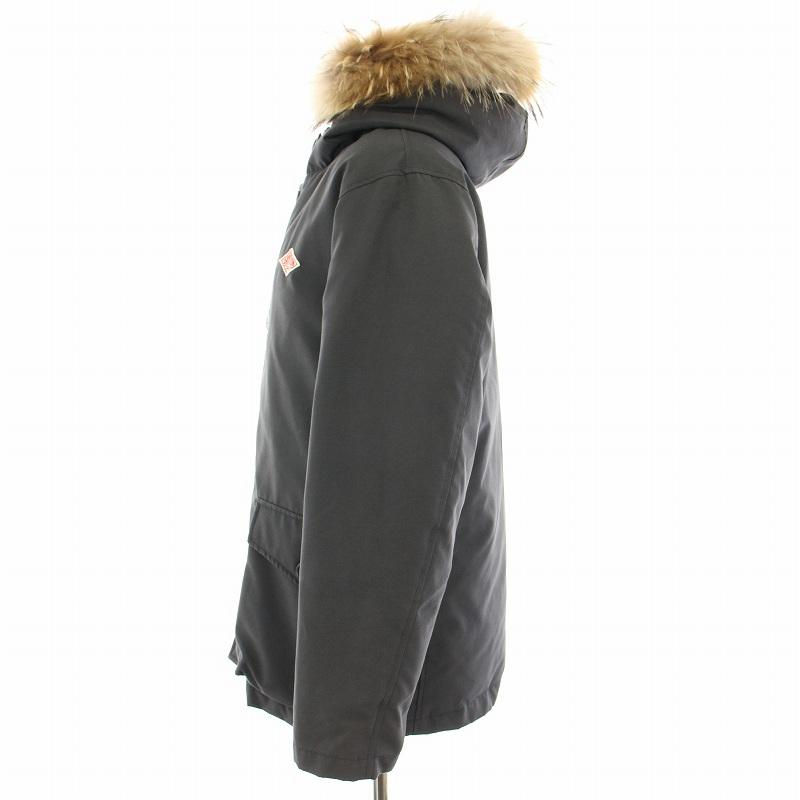 ダントン DANTON ダウンジャケット アウター フード ラクーンファー 36