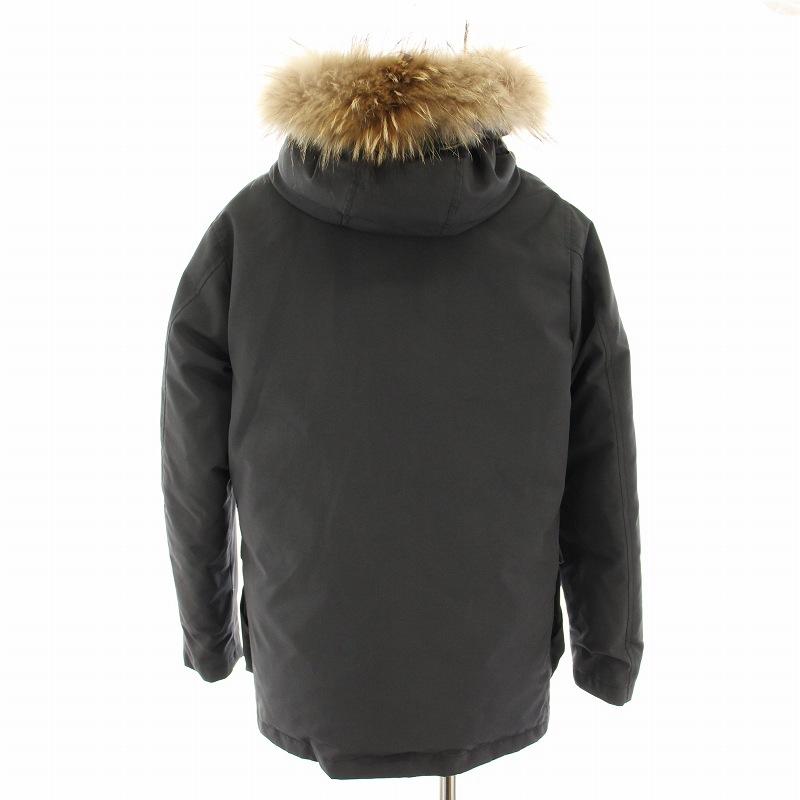 ダントン DANTON ダウンジャケット アウター フード ラクーンファー 36