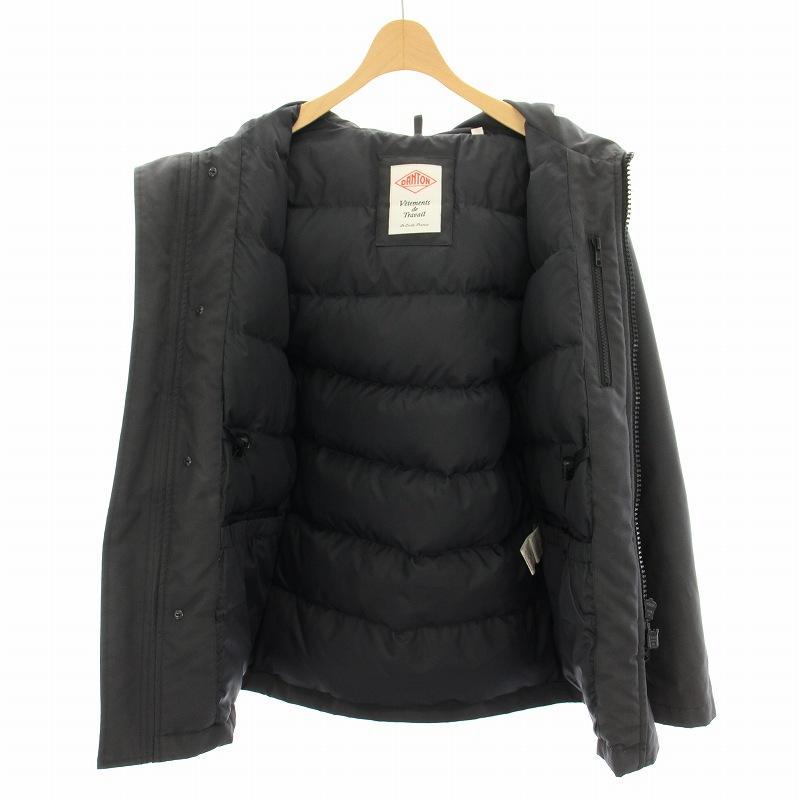 ダントン DANTON ダウンジャケット アウター フード ラクーンファー 36