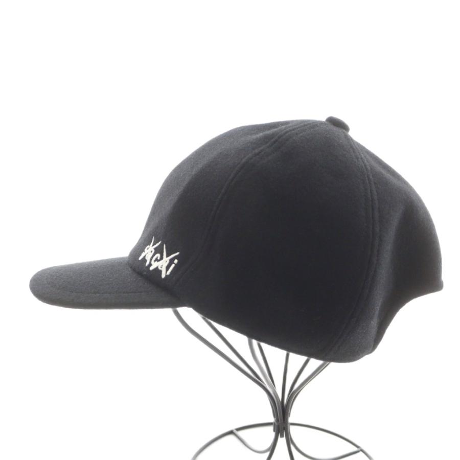 サカイ sacai × カウズ KAWS MELTON CAP メルトン キャップ 帽子 ロゴ