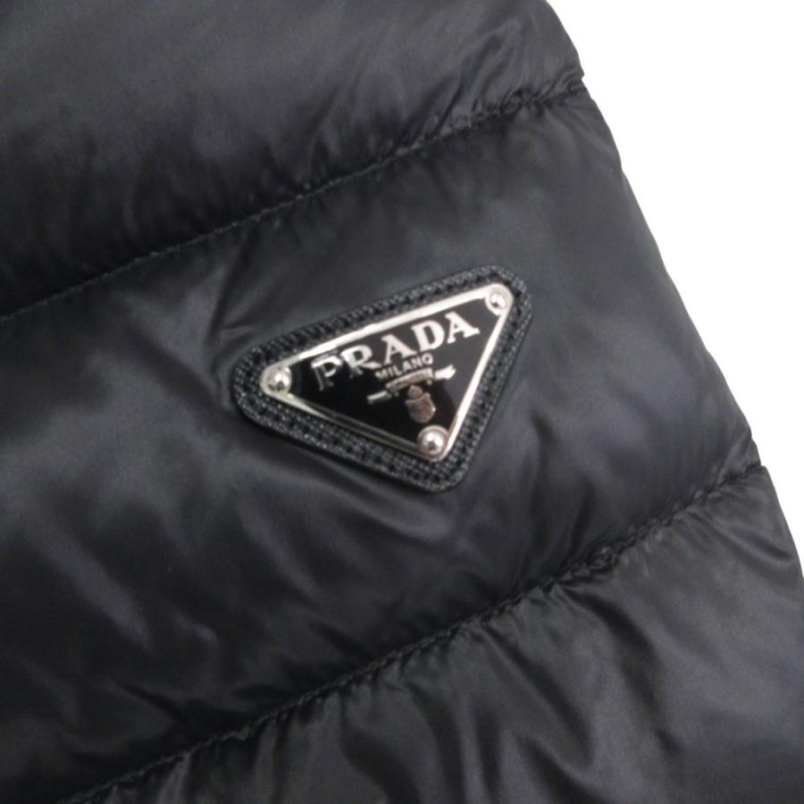 PRADA（プラダ） 美品 トライアングルロゴ バイカー ダウンジャケット