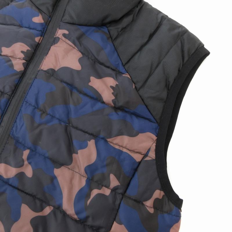 ハイドロゲン HYDROGEN ダウンベスト M ジップアップ 迷彩柄 カモフラ