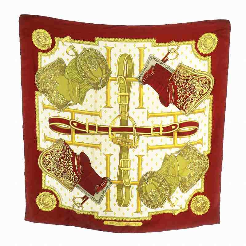 HERMES（エルメス） カレ90 SELLES A HOUSSE カバーへの腰かけ