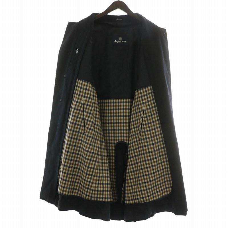 アクアスキュータム AQUASCUTUM ステンカラー コート アウター ウール