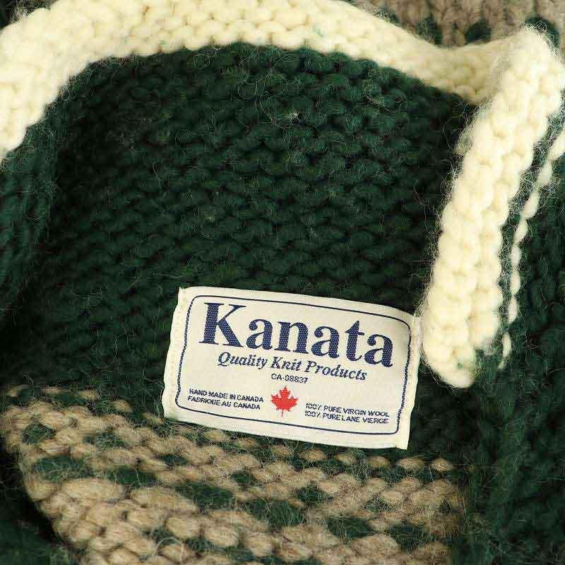 カナタ KANATA カーディガン カウチンニット セーター トナカイ柄