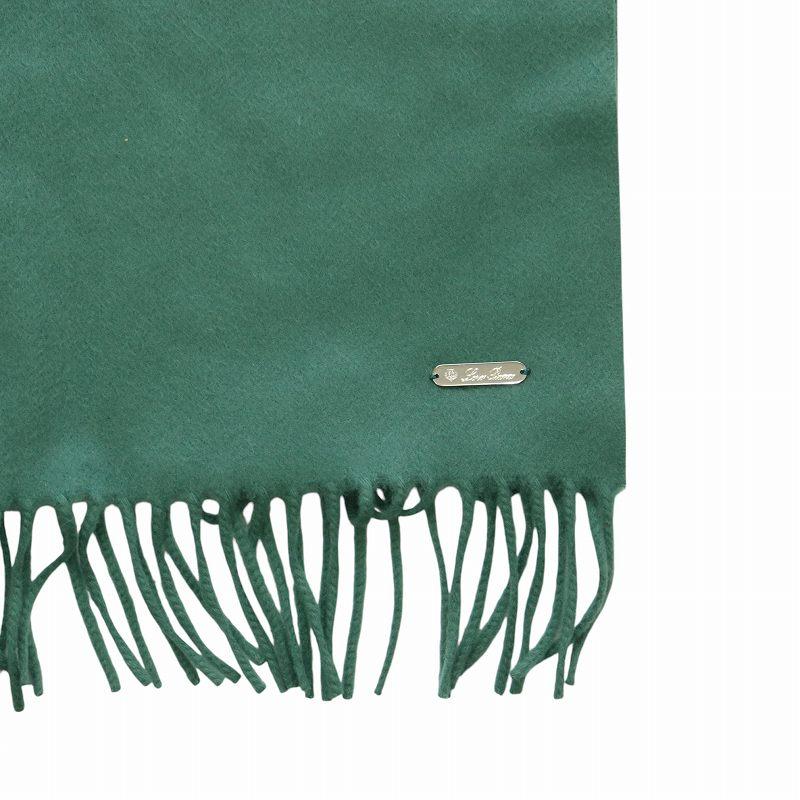 ロロピアーナ Loro Piana カシミヤ100％ マフラー ロゴプレート