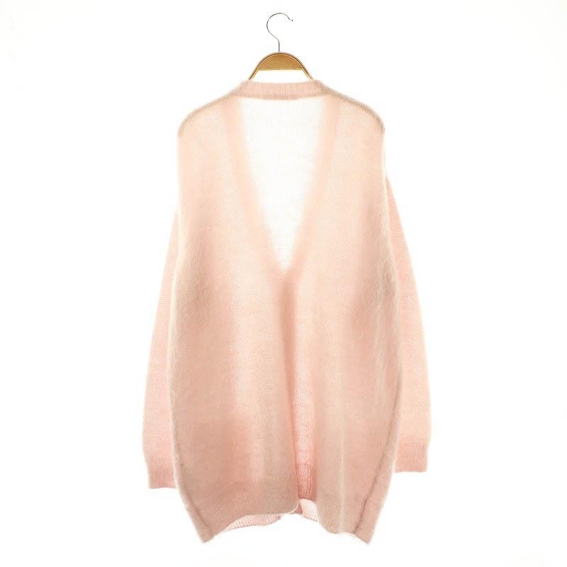 オーラリー AURALEE BRUSHED SUPER KID MOHAIR KNIT LONG CARDIGAN