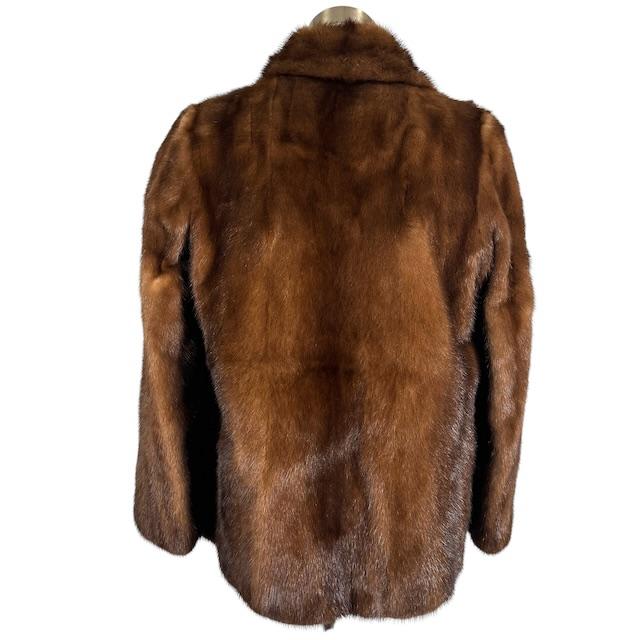 エンバ EMBA デミバフミンク スカンブラウンミンク 毛皮 コート