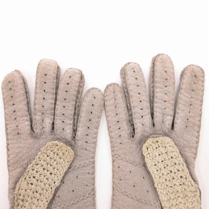 HERMES（エルメス） ドライビンググローブ 切り替えレザーグローブ