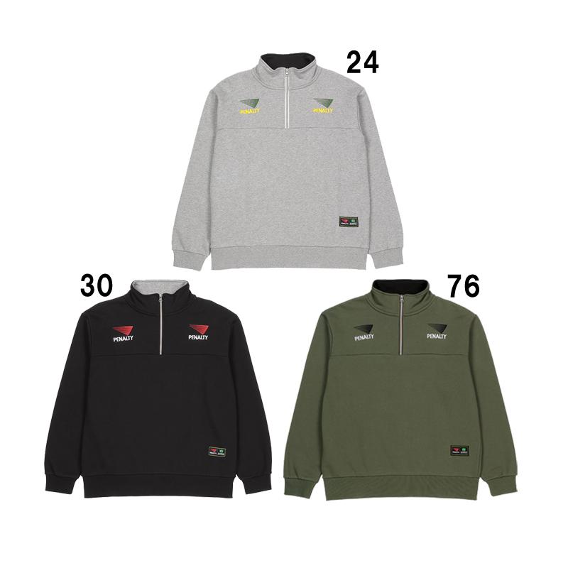 PENALTY（ペナルティ） ヘリテージ・スウェットH/Z トップ サッカー