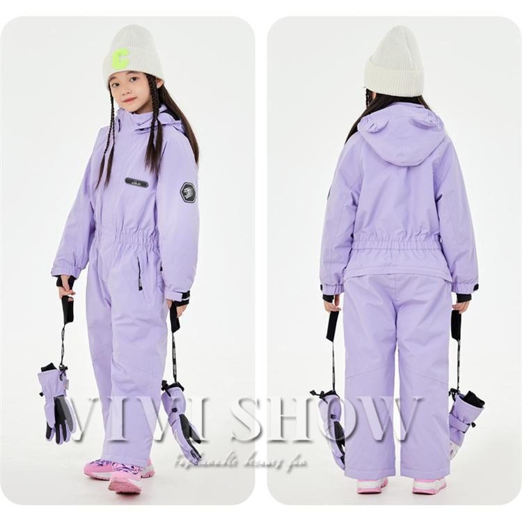 ウェア キッズ スキー スノボ 上下セット スノーウェア カジュアル