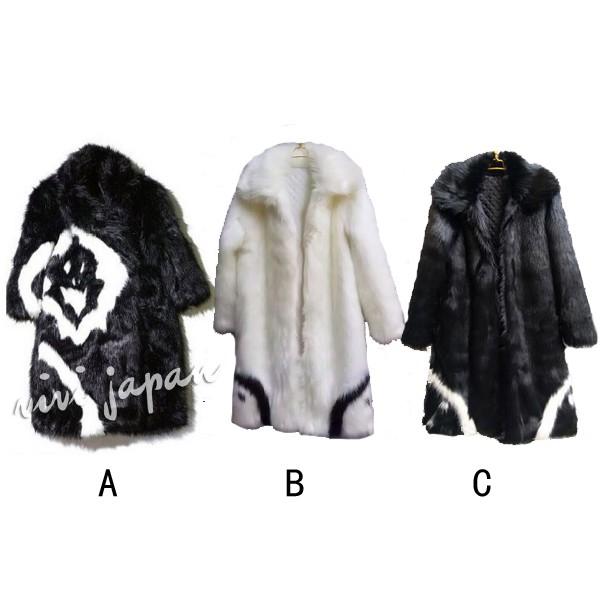 フェイクーファー コート 悪魔マーク 3タイプあり ビビショー