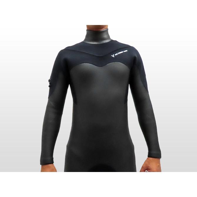 セミドライ オールブラック ウェットスーツ WAVY メンズ サーフィン