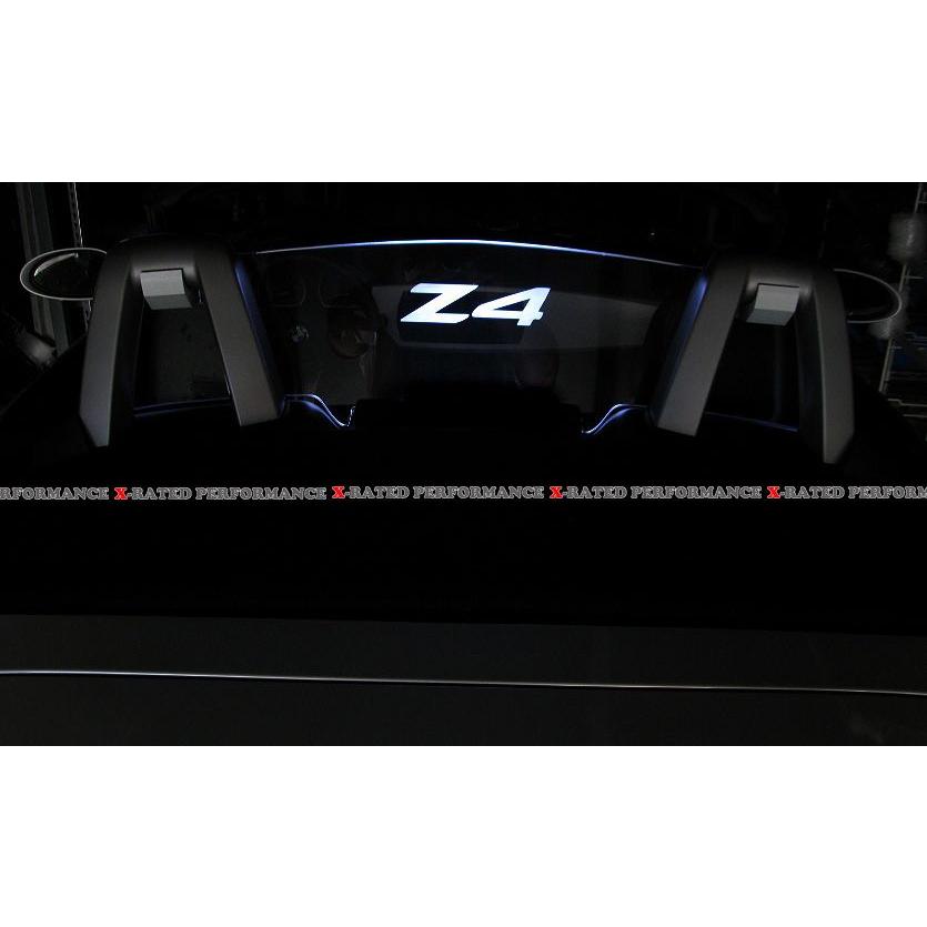 BMW Z4 E85 ウィンドディフレクター イルミネーション ロゴ 純正 : X