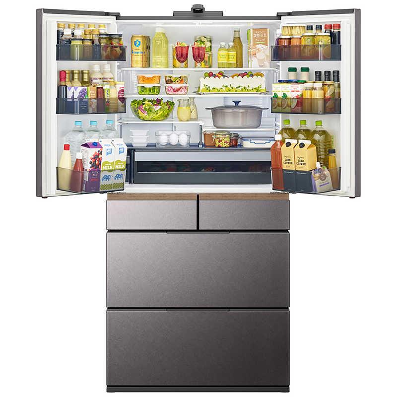 日立（HITACHI） 冷蔵庫 6ドア 670L フレンチドア(観音開き) GXCC