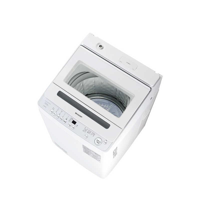 シャープ SHARP 全自動洗濯機 洗濯10.0kg ホワイト系 ES-GV10K-W（標準