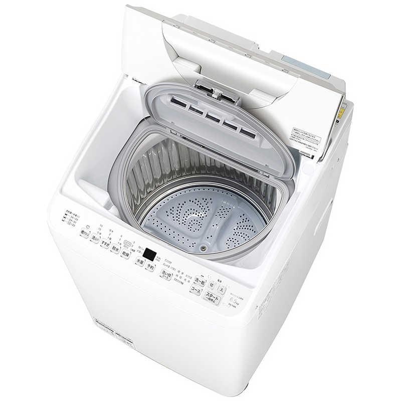 シャープ SHARP 縦型洗濯乾燥機 洗濯6.5kg 乾燥3.5kg ヒーター乾燥 穴