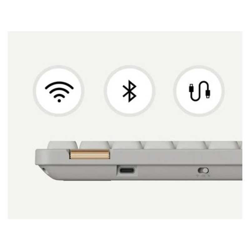 LOFREE キーボード Flow Lite JIS ホワイト [有線・ワイヤレス