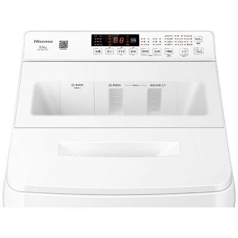 ハイセンス（HISENSE） 全自動洗濯機 洗濯5.5kg HW-G55XL-W（標準設置