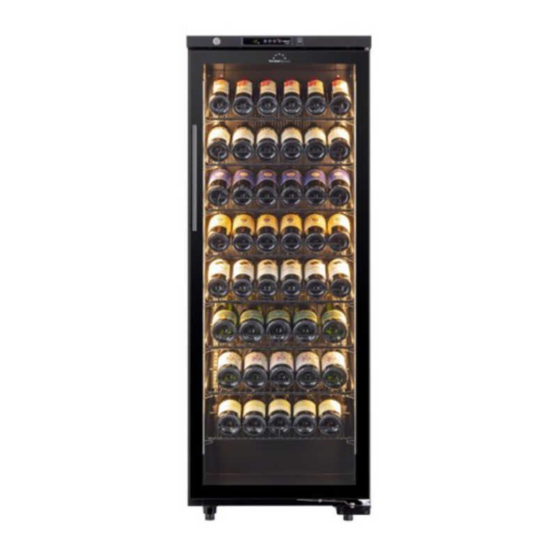 フォルスタージャパン ワインセラー 74本 右開き ブラック ST-209G-BK