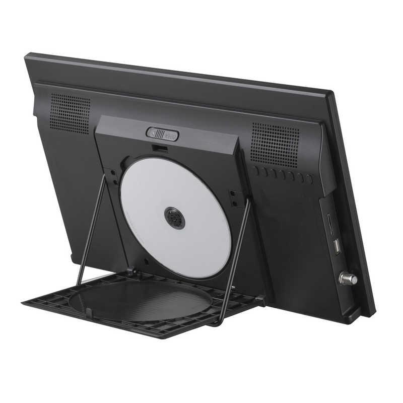 グリーンハウス 14型 バッテリー内蔵 ポータブルテレビ DVD内蔵 GH