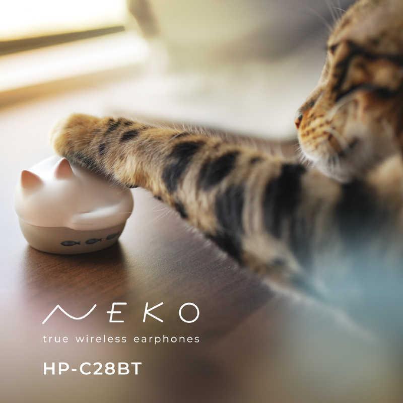 ラディウス 完全ワイヤレスイヤホン NEKO 猫 シロ [ ワイヤレス ( 左右