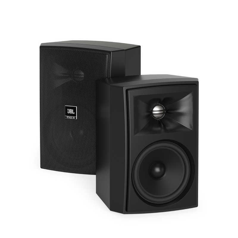 JBL 壁掛け型・全天候型2ウェイ・コンパクトスピーカー ブラック ［2本
