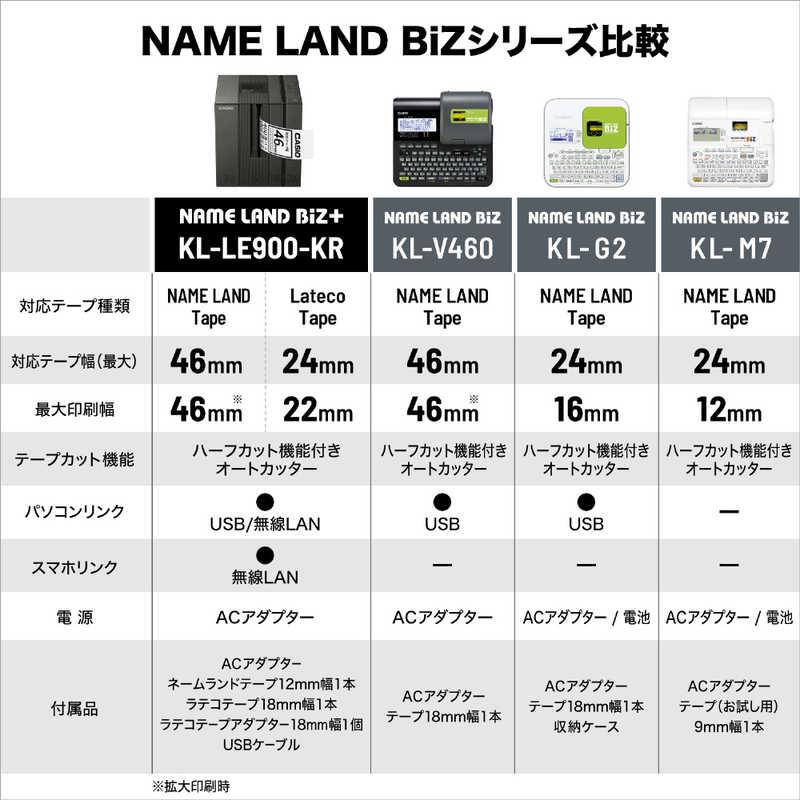 CASIO（カシオ） ラベルライター「ネームランドBiz」(テープ幅:46mm