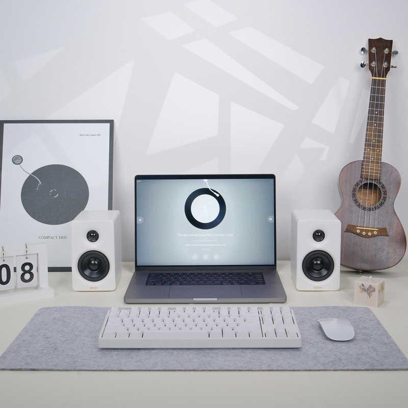 EDIFIER コンパクトデスクトップ2.0スピーカー M60 ホワイト ED-M60-WH